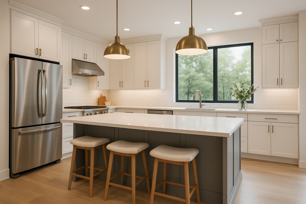 remodeled kitchen